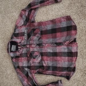 Affliction long sleeve button down shirt  xxl